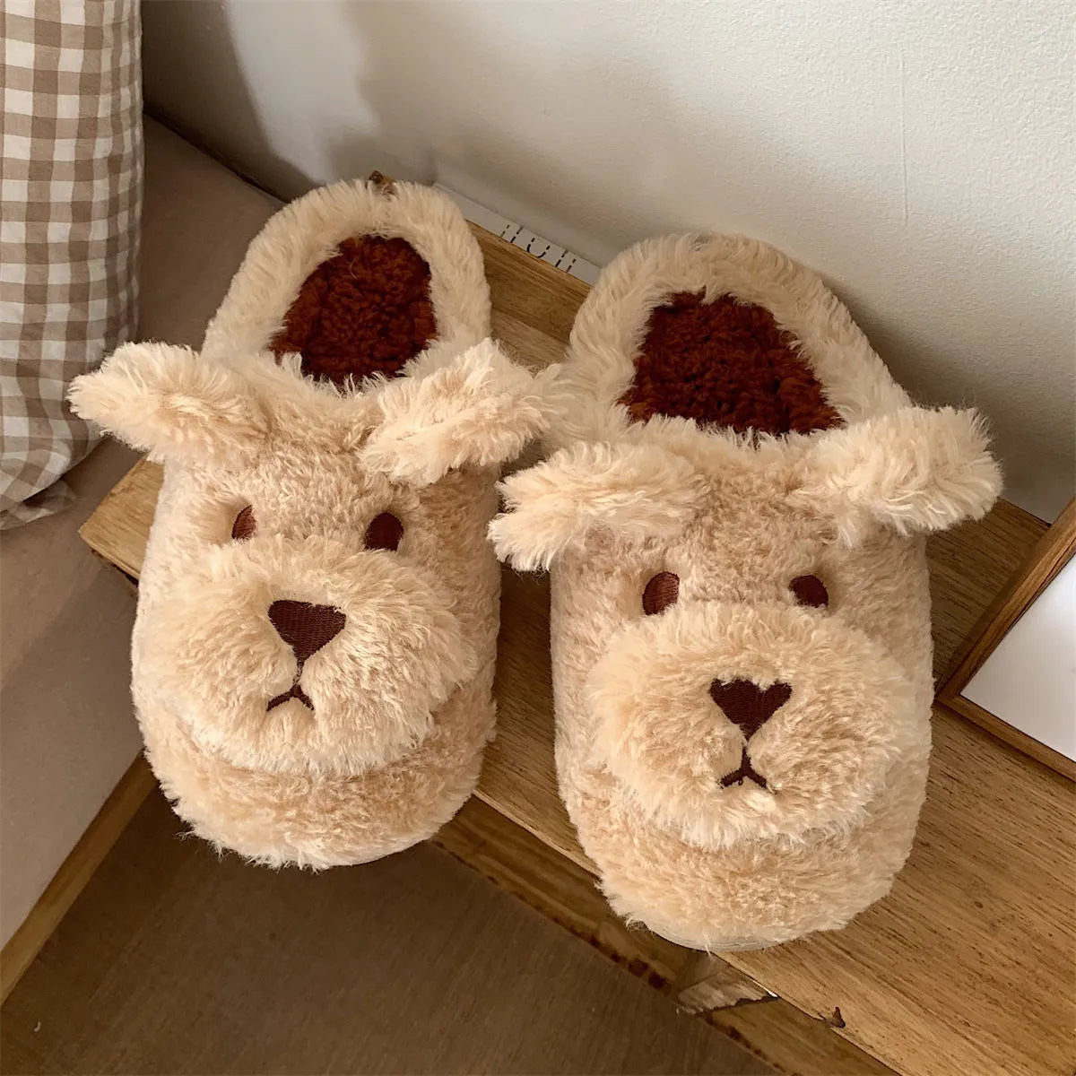 Puppy Plush Cloud Slippers