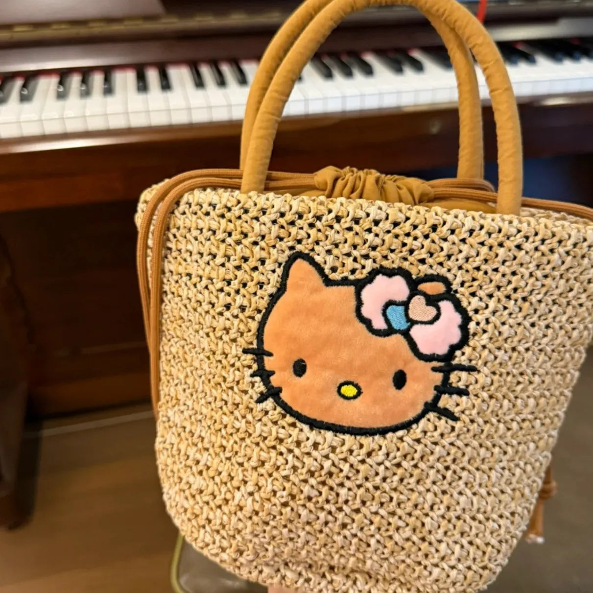 Hello Kitty Isle Bohemian Woven Tote