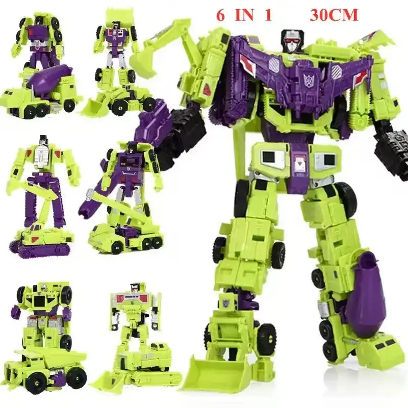 Black Mamba 5 in 1 Mega Transformers Figurines