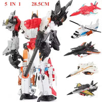Black Mamba 5 in 1 Mega Transformers Figurines