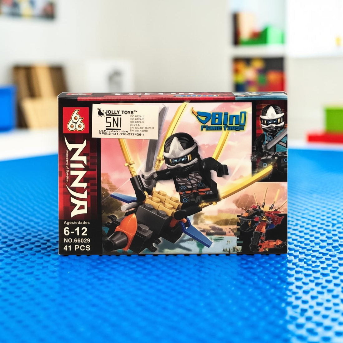 Ninja Masters of Spinjitzu Flame Fangs Building Blocks