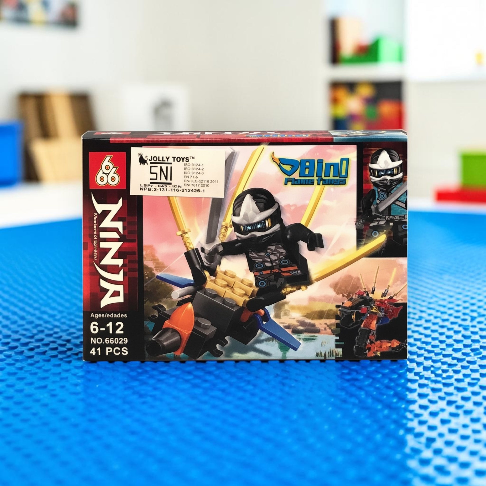 Ninja Masters of Spinjitzu Flame Fangs Building Blocks