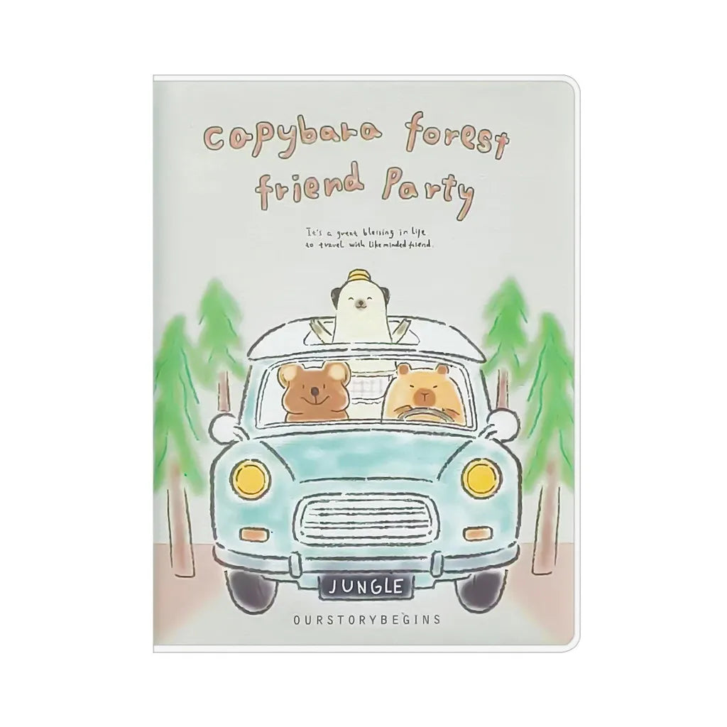 Capybara Forest Friend Party A7 Pocket Diary
