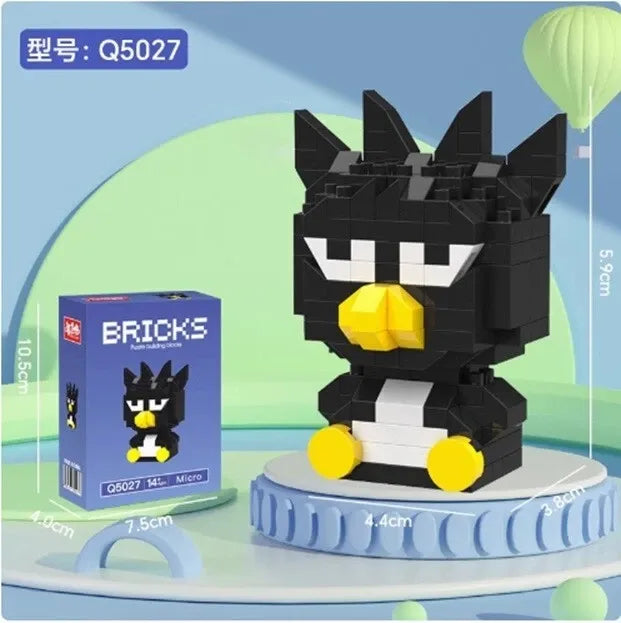 Sanliou Sitters Model Micro Building Blocks