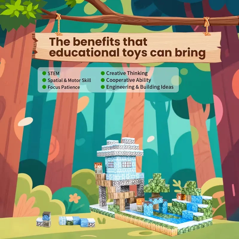 Minecraft My Block Base Magnetic Blocks