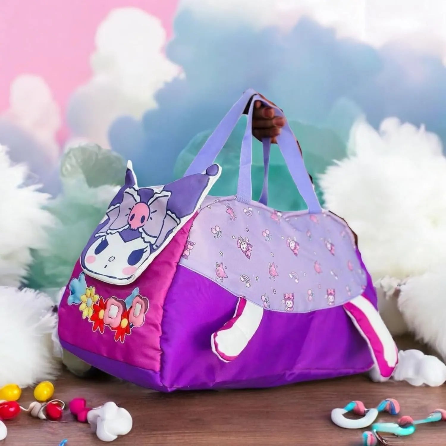 Iconic Explorers Printed Duffle Bag