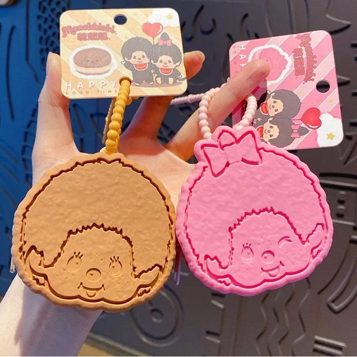Monchhichi Money Macaron Silicone Pouch