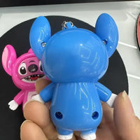 Stitch & Angel Mood Swings Keychain