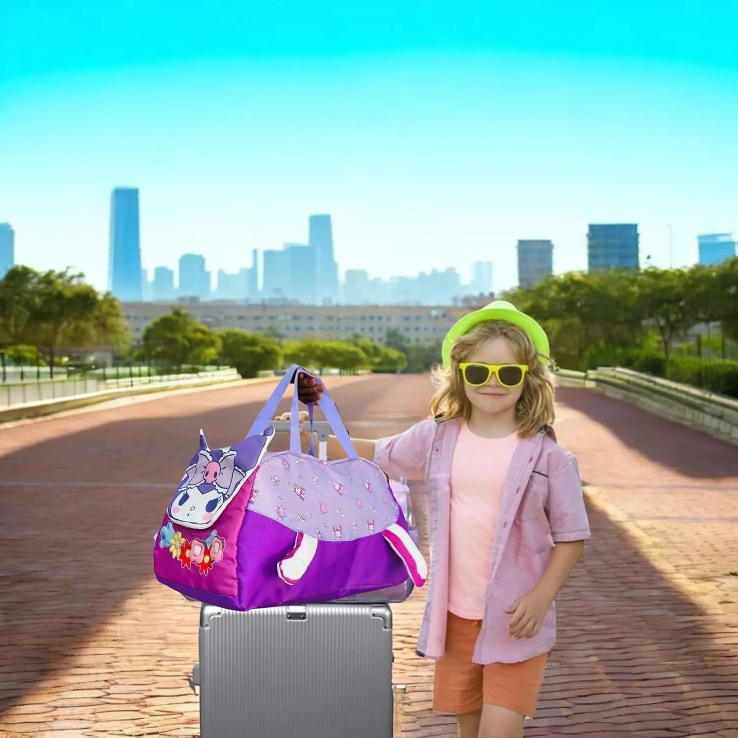 Iconic Explorers Printed Duffle Bag