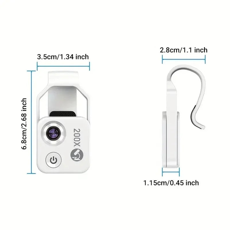 APEXEL 200X Phone Pocket Microscope