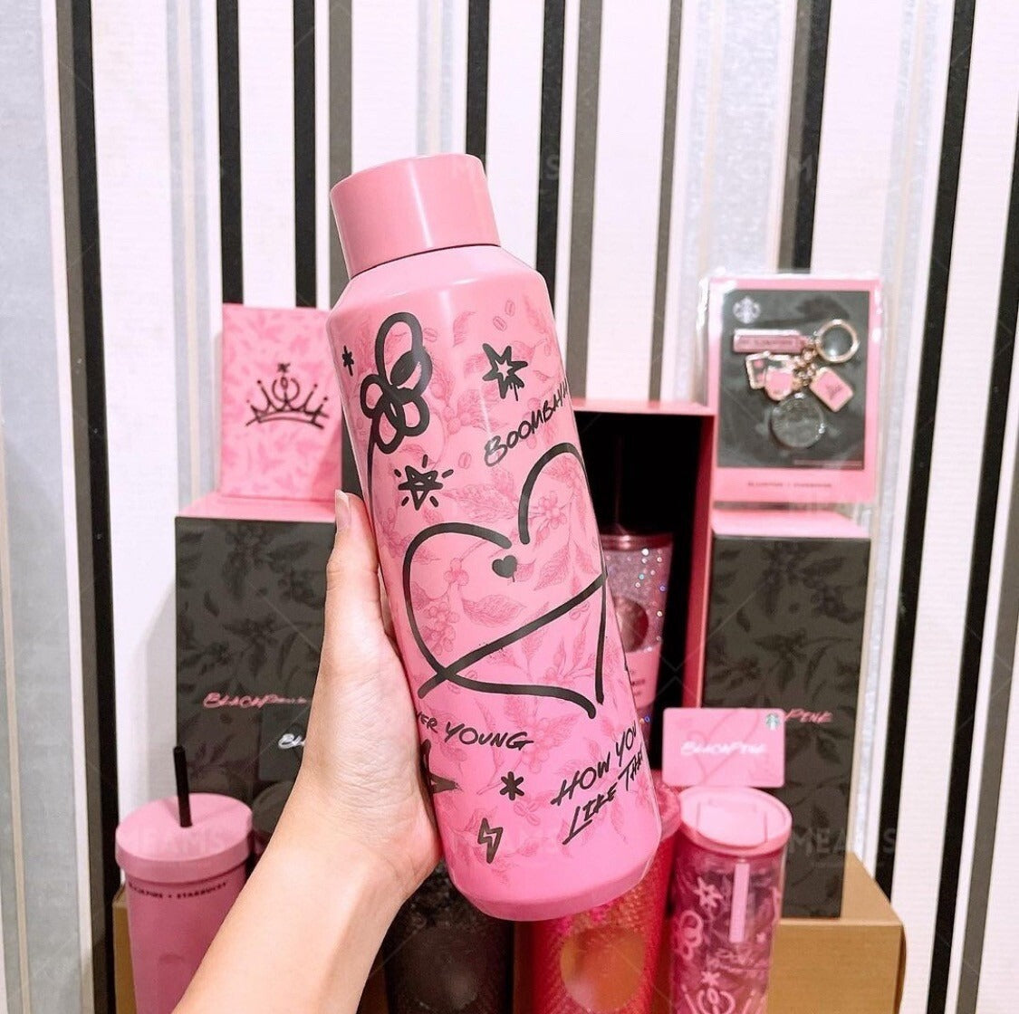 StarBX BlackPink Cherry Blossom Bottle (591 ml)