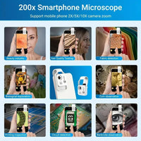 APEXEL 200X Phone Pocket Microscope