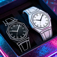Urban Cel-Shaded Monochrome Dimension Sports Watch