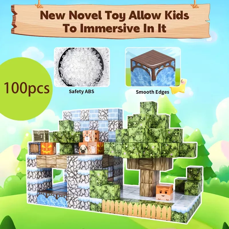 Minecraft My Block Base Magnetic Blocks