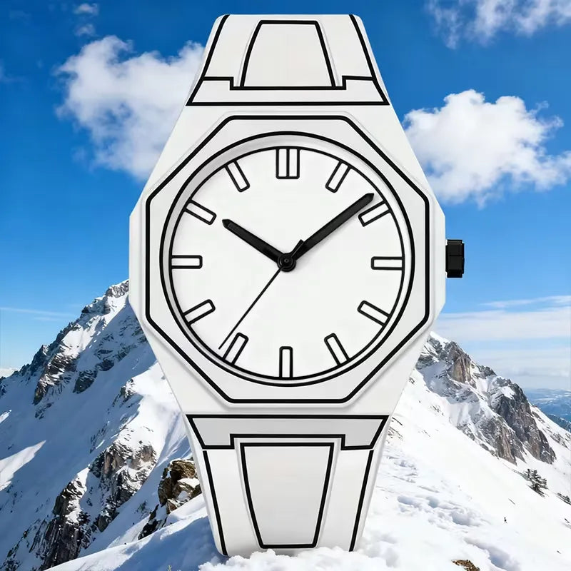 Urban Cel-Shaded Monochrome Dimension Sports Watch