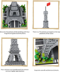 Paris Eiffel Tower Building Blocks (3000+ Pcs)