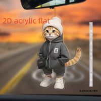 Cute Cat Feline Fancies Acrylic Keychain