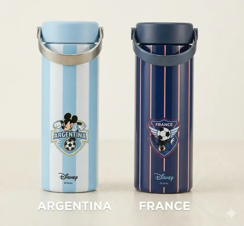 DZNY Mickey Mouse World Cup Football Edition Insulated Bottle (500 ml)