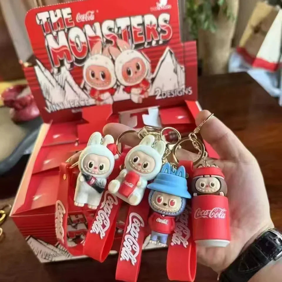 Labubu Cola Squad Blind Box Keychain
