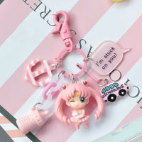 Sailor Moon Celestial Blocks Keychain