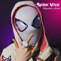 SpiderVision Luxe Mask: Spider-Man Mask with Moving Eyes
