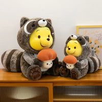 Raccoon Cosplay Honey Bear Plush