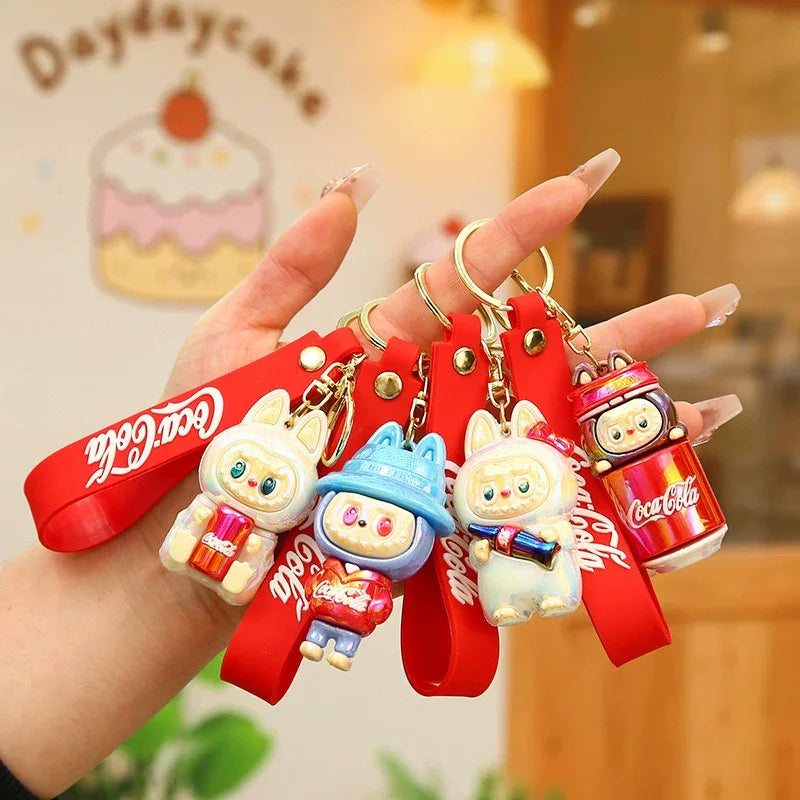 Labuboo Coke Electroplated 3D Keychain