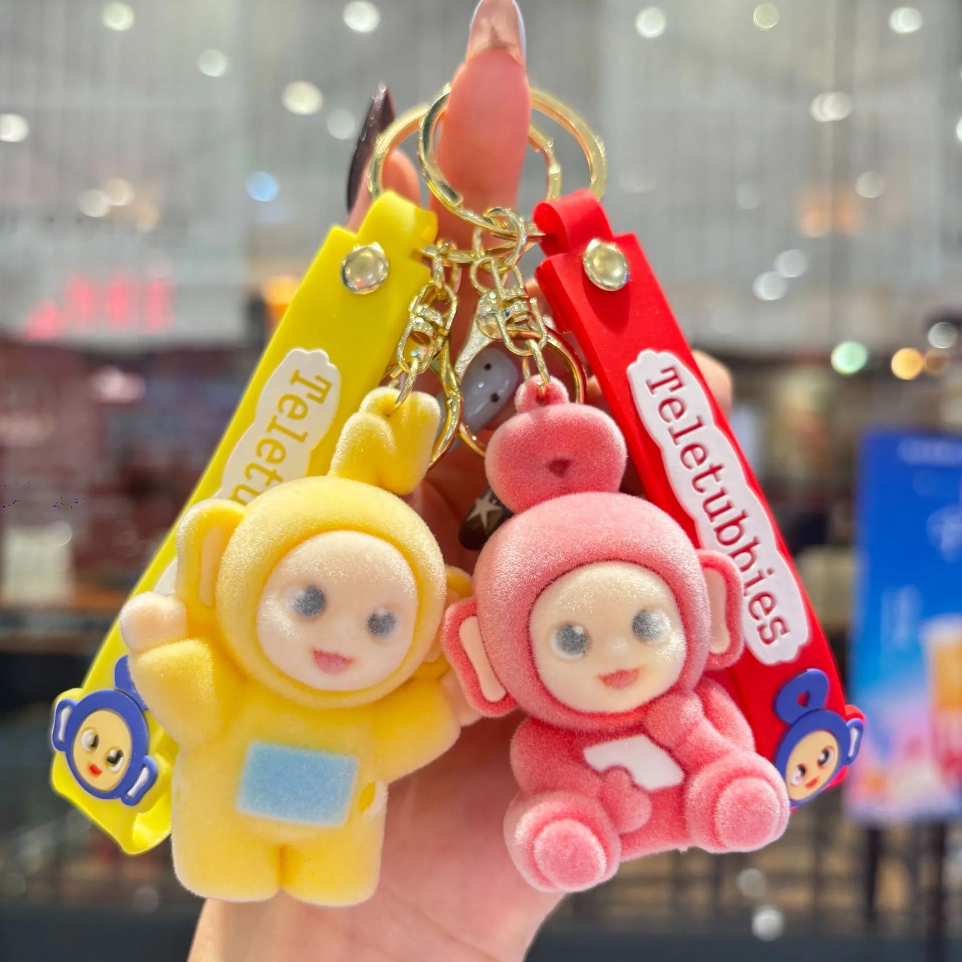 Teletubbies Velvet Valley Flocked Keychain