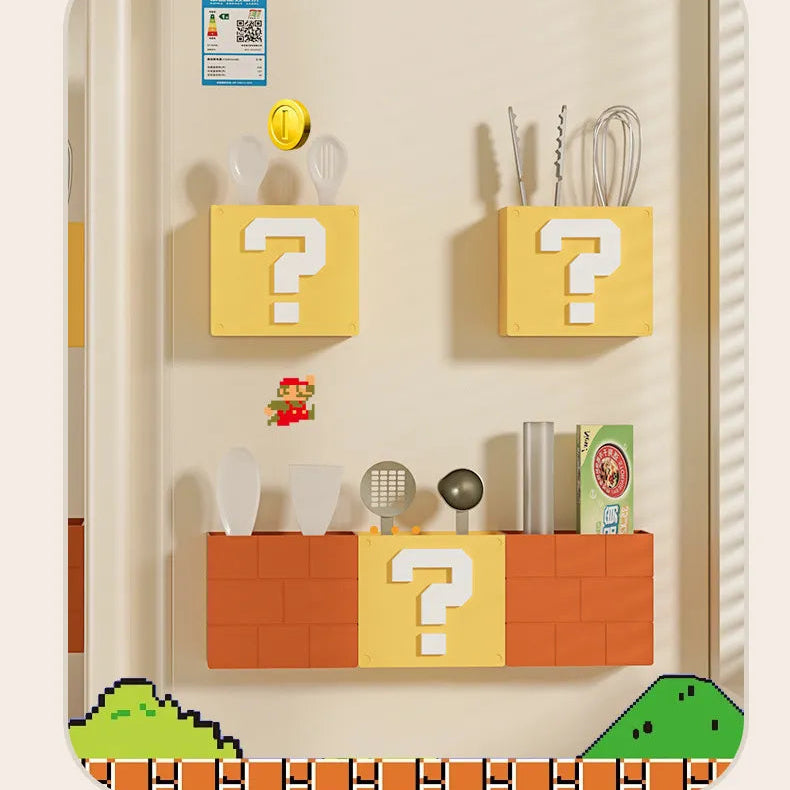 Super Mario Bros Magnetic Refrigerator Storage Box