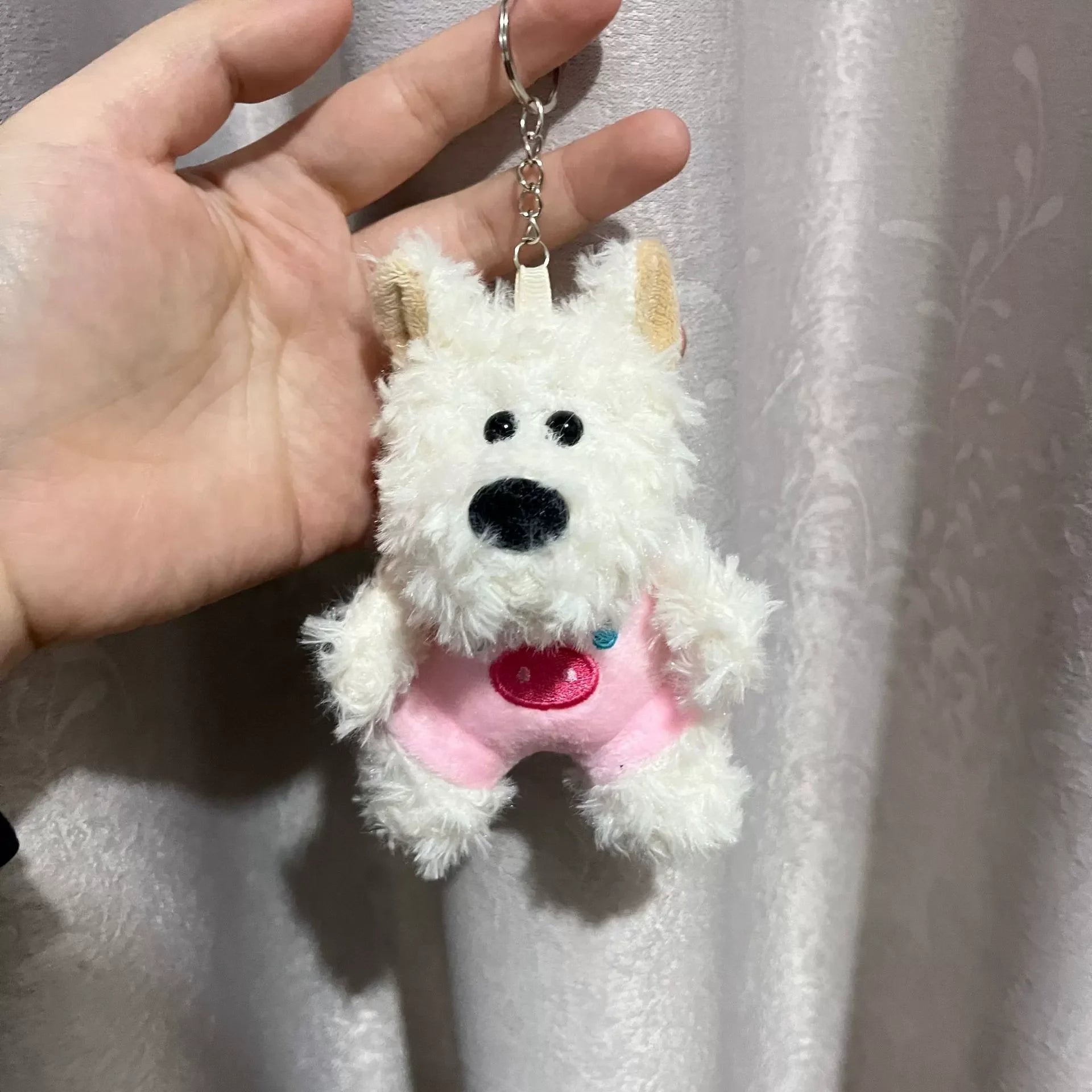 West Highland Pup Dress-up Plush Keychain