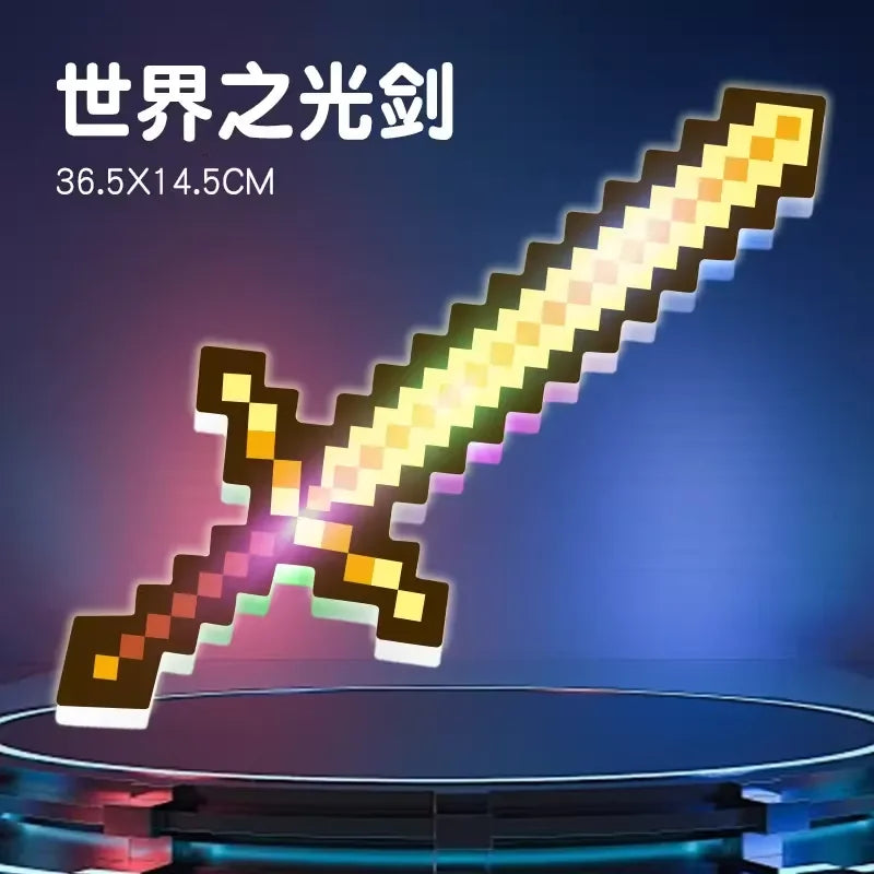 Minekraft Mosaic Sword Lamp