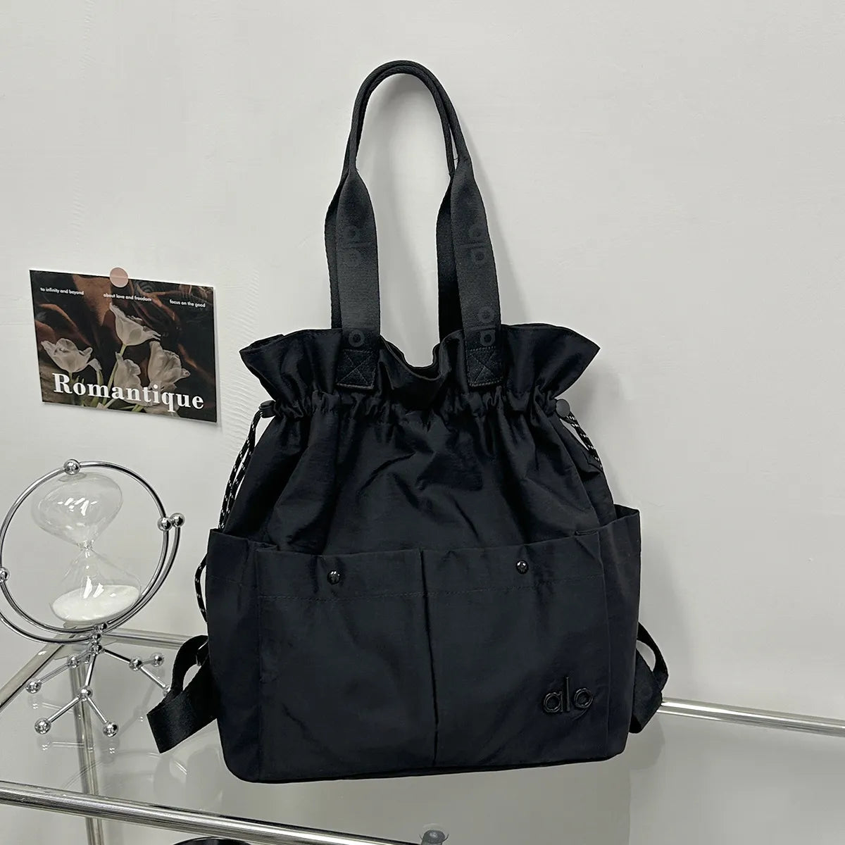 Alo Drawstring Bucket Handbag