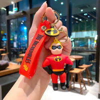 The Incredibles Superhero Family Keychain