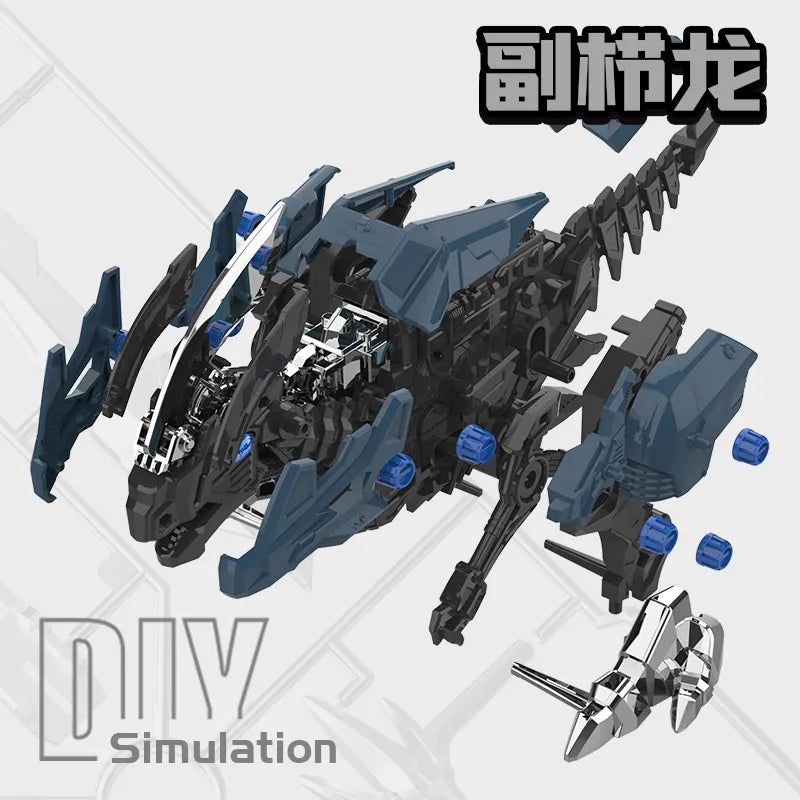 Iron Crest 1172 Parsaurolophus Mech Model Kit