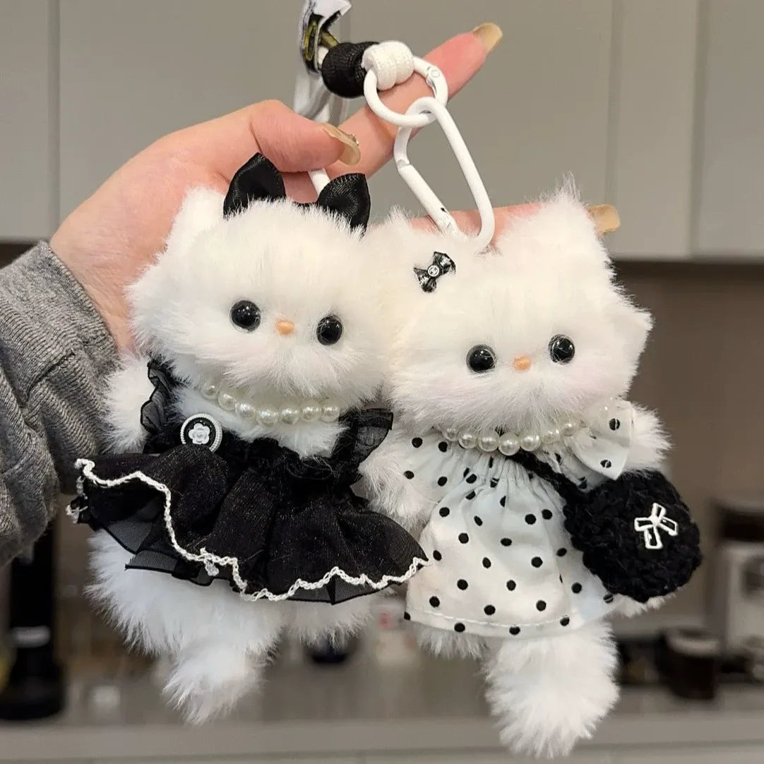 Realistic Kitten DIY Plush Keychain