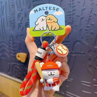 Line Puppy Sports League Keychain