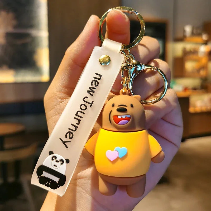 We Bare Bears New Journey Keychain