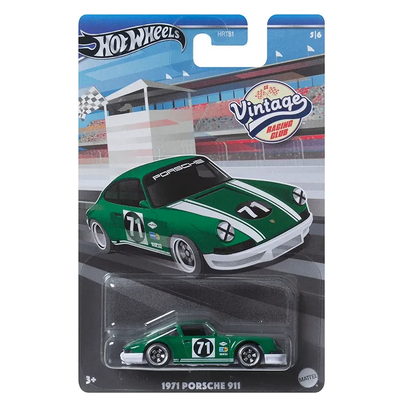 Hot Wheels Vintage Racing Club Themed Die-Cast Series