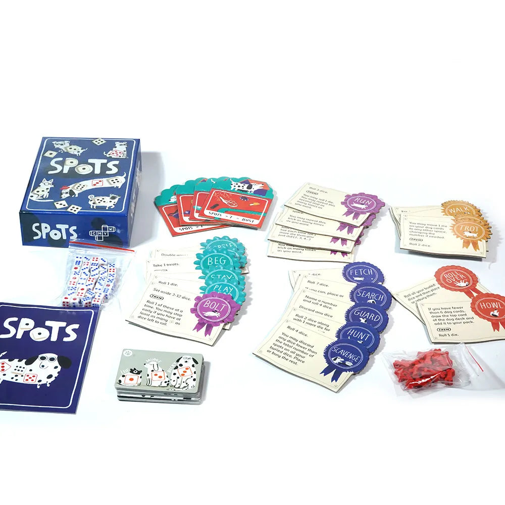 Spots Dice Play Board Game