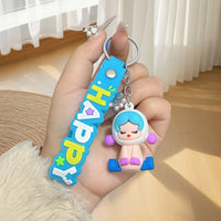 Skullpanda Matte Doll Keychain