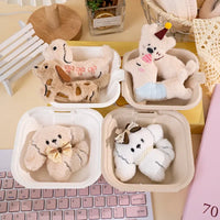 Posh Poodle Pup Plush Keychain