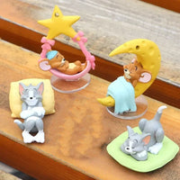 Tom and Jerry Mini Sleeping Figurines (Set of 5)