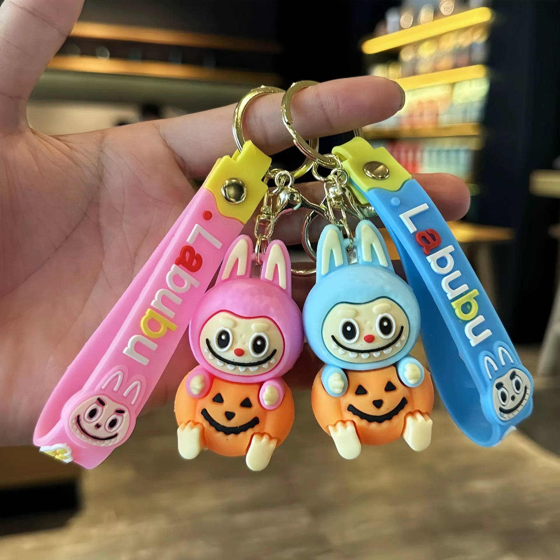 Labuboo Halloween Pumpkin 3D Keychain