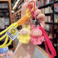 Labuboo Happy Squat Lanyard Keychain
