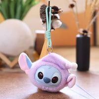 Stitch Big Head Eat Before Sleep Keychain