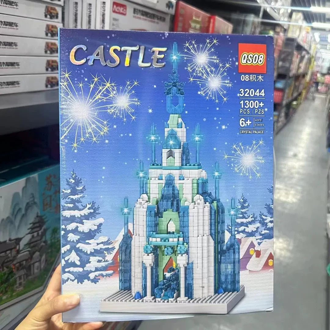 Frozen Palace Building Blocks (1300+ Pcs)