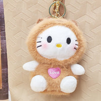 Hello KT Love Costume Keychain