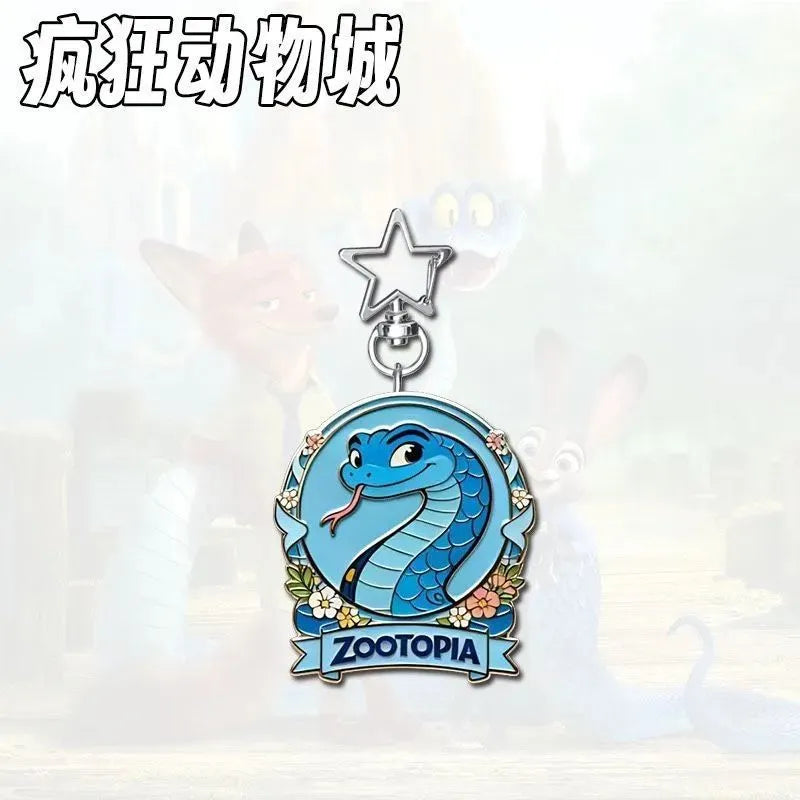 Zootopia Metropolis Medallion Acrylic Bag Charm