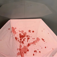 Red Color Changing Umbrella