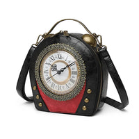 Steampunk Dial Premium Clock Novelty Handbag